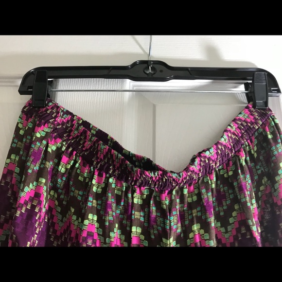 Multicolored print maxi skirt - Picture 3 of 4